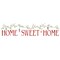 Home Sweet Home Wall Lettering Stencil | 3104 by Designer Stencils | Word & Phrase Stencils |